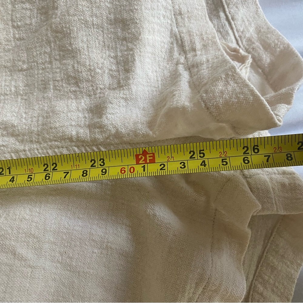 Linen Beige Romper - Picture 6 of 6